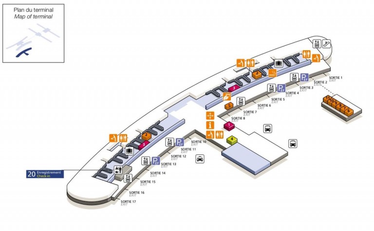 План аэропорта шарль де голль на русском