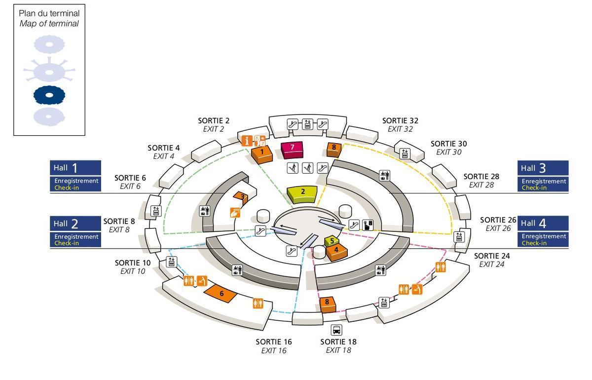 Схема аэропорта шарль де голль в париж