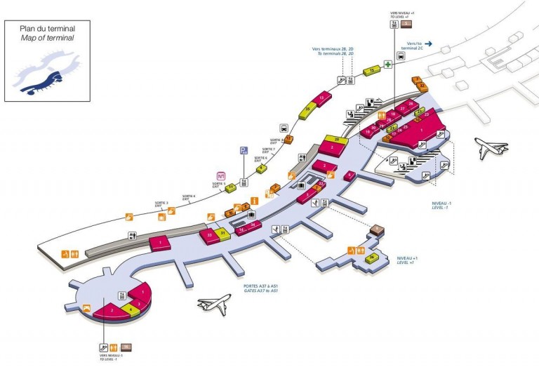 Аэропорт шарль де голль схема