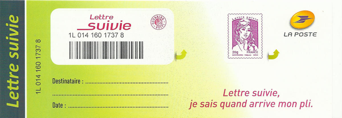 Почта франции. Конверт la poste. La poste France отслеживание. Конверт lettre suivie 500g.